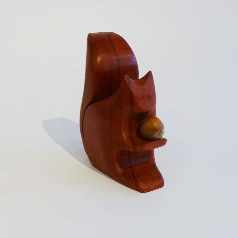 Red Squirrel and Nut