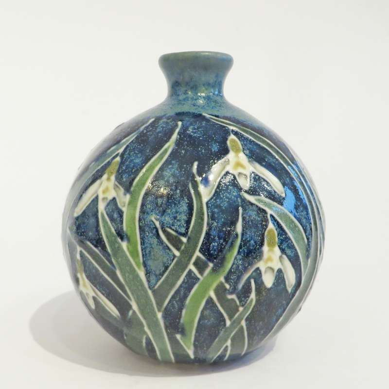 Blue Snowdrop Vase ll