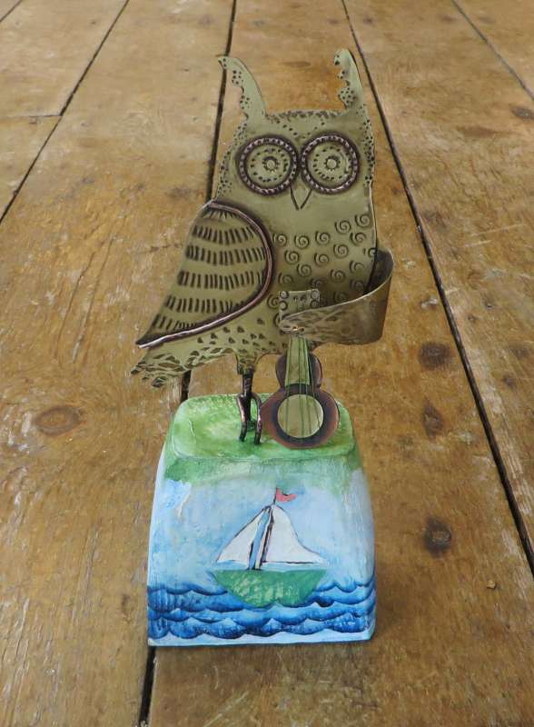 Owl with a Guitar