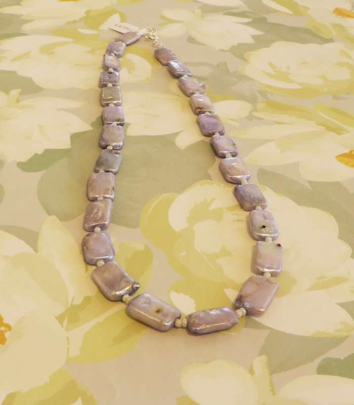 Lilac Rectangular Pearls