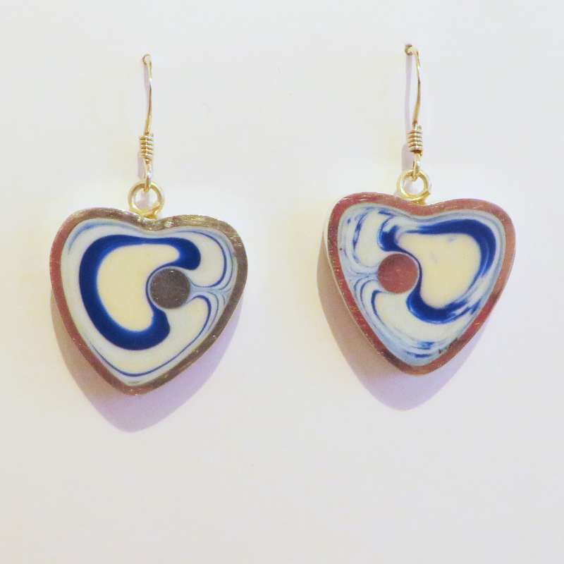 Seaside Heart Earrings