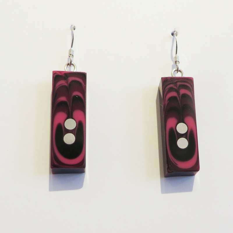 Rectangular Azalea Earrings