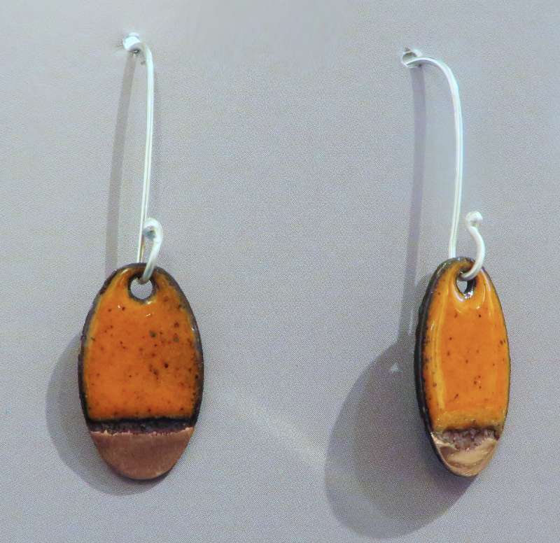 Copper Tip Earrings 