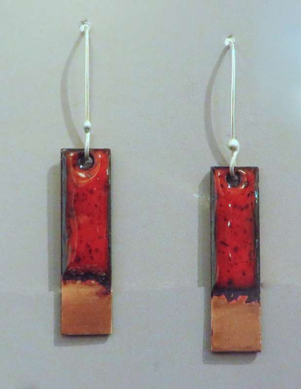 Copper Tip Earrings 