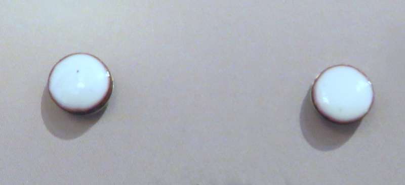 Enamellerd Copper Stud Earrings